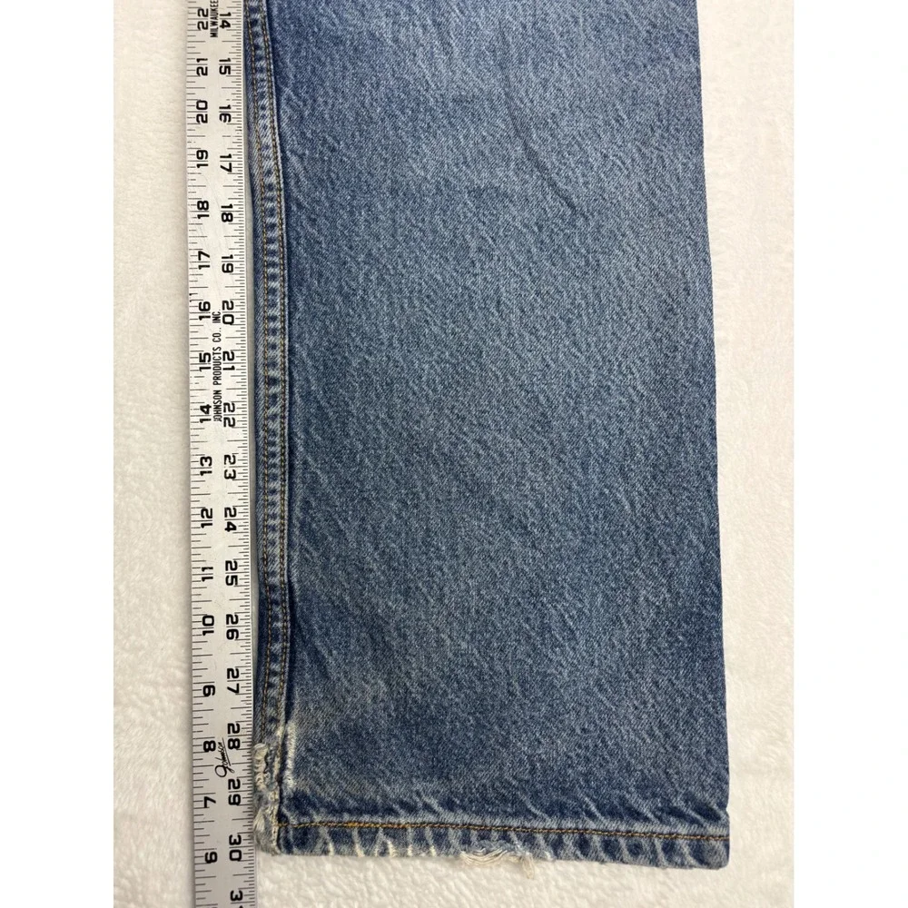Levi's 505 Men's 36x30 Vintage **Tag Verified w/pics** jeans Distress Blue Denim